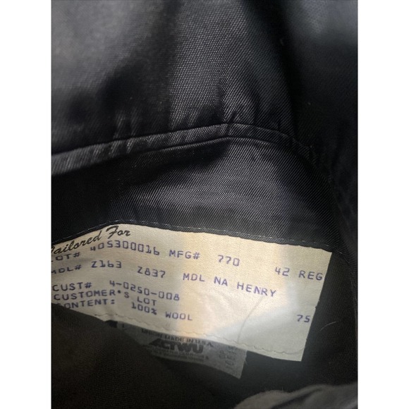 Gieves & Hawkes Wool Savile Row London Prince Of Wales Suit Jacket Men 42 - Picture 5 of 7